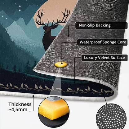 Antlered Silence WJ1508001CL Doormat