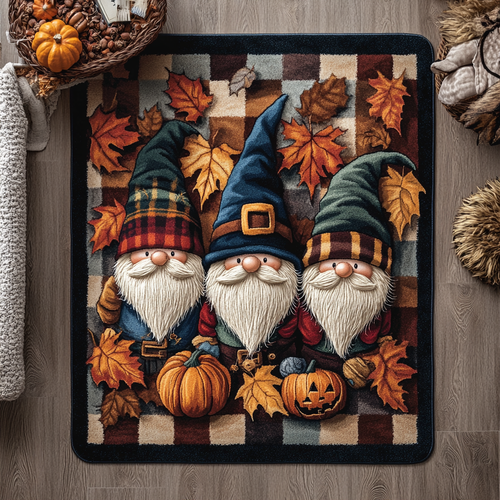 Autumn Gnome Trio HM0808001CL Area Rug