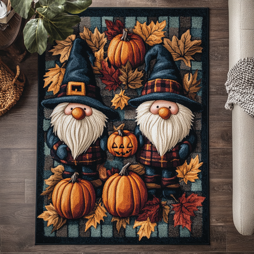 Autumn Pumpkin Gnome HM0808003CL Area Rug