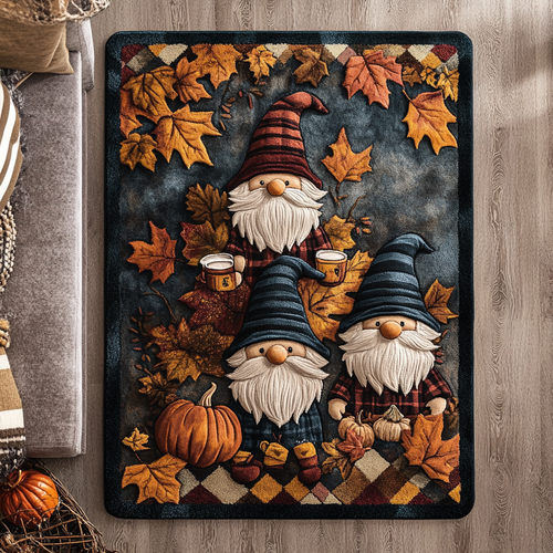 Fall Gnome Gathering HM0808006CL Area Rug