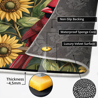 Sunflower Cardinal CW1508019CL Doormat