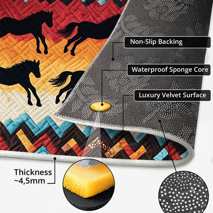 The Geometric Gallop WJ0908017CL Doormat