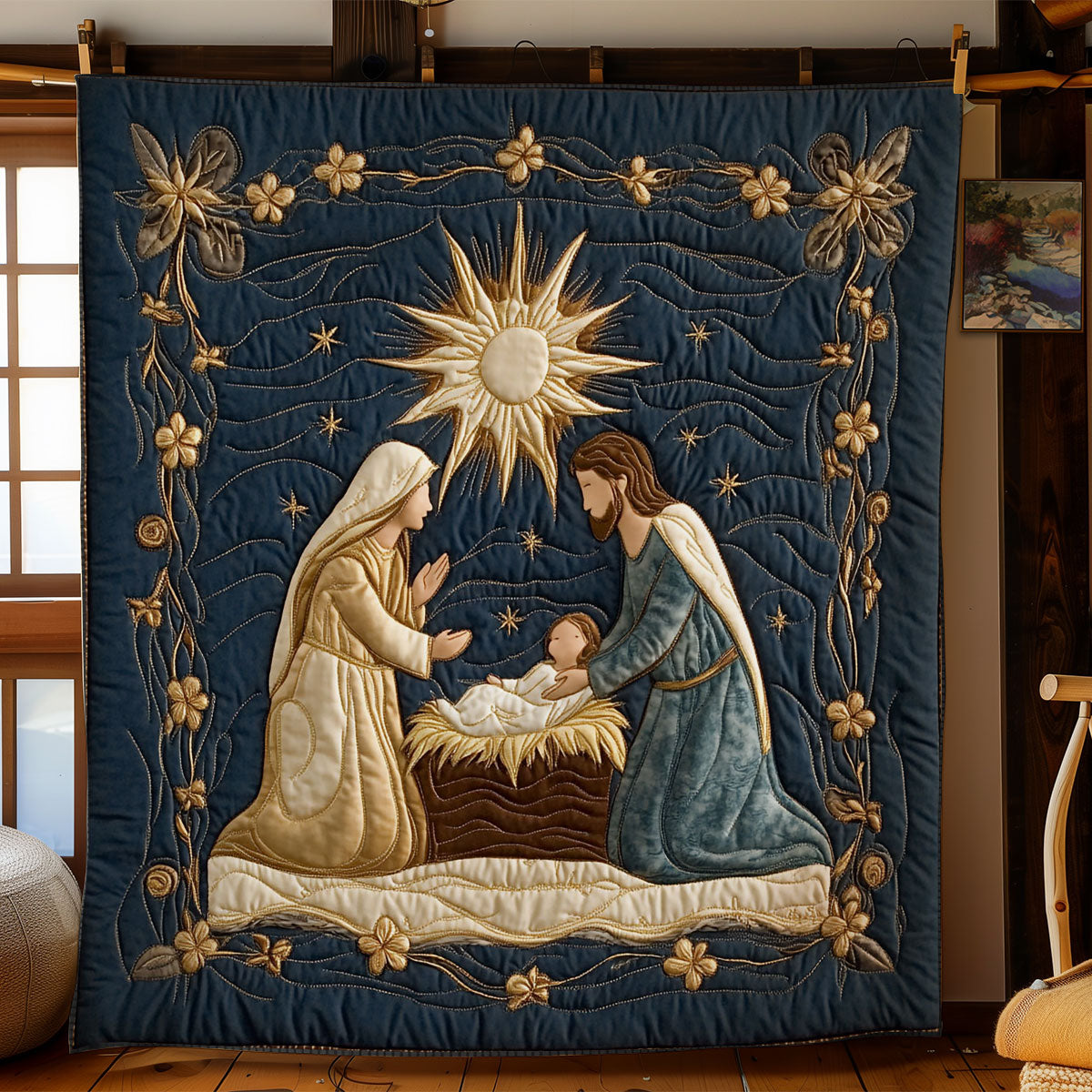 The Blessed Birth WY1203040CL Quilt