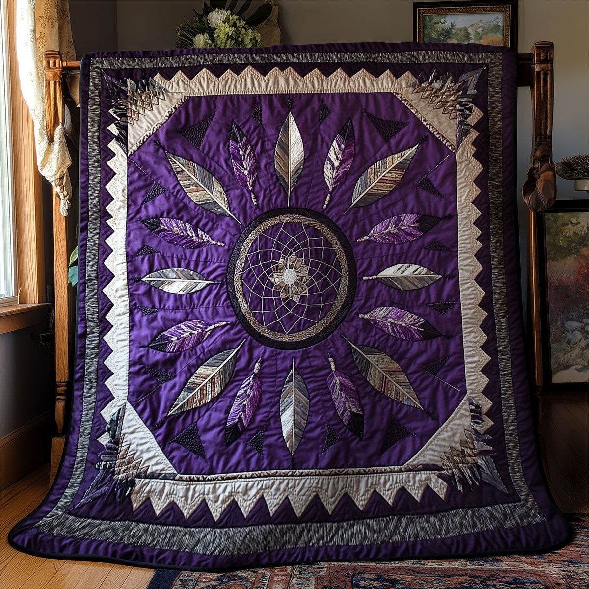 Purple Dreamscape WY0603103CL Quilt