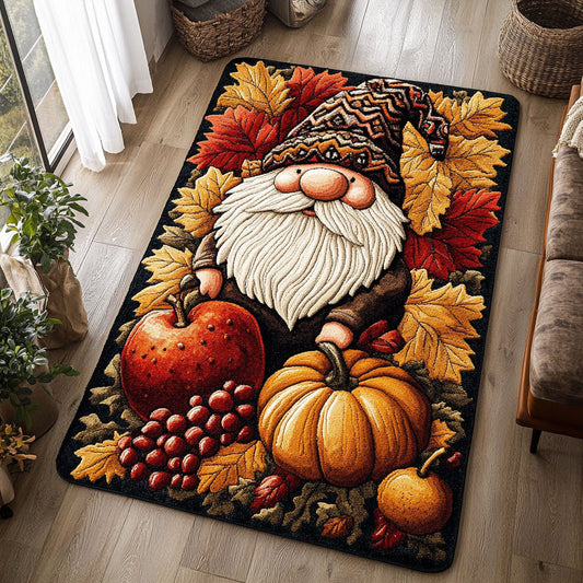 Autumn Pumpkin Gnome CW1308003CL Area Rug