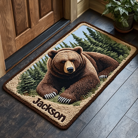 Bear Trail WJ2308038CL Personalized Doormat