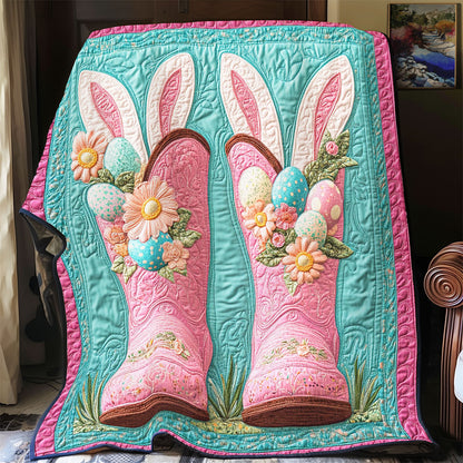 Easter Bunny Boots WY1703114CL Quilt