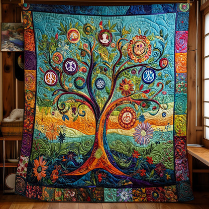 Vibrant Tree WY1303035CL Quilt