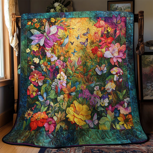 Flower Forest WY2103042CL Quilt