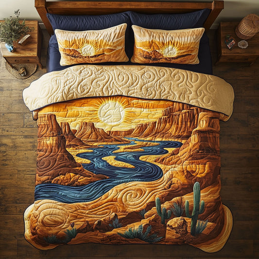 Golden Canyon Dreams WY0803085CL Duvet Cover Set