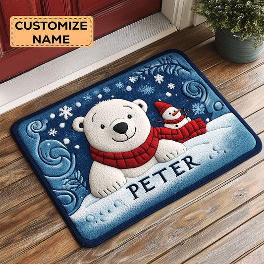 Arctic Cheer CP1808011CL Personalized Doormat