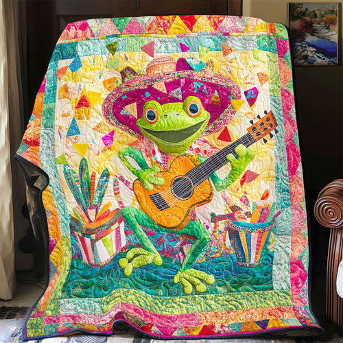 Frog Play Guitar WY1002074CL Quilt