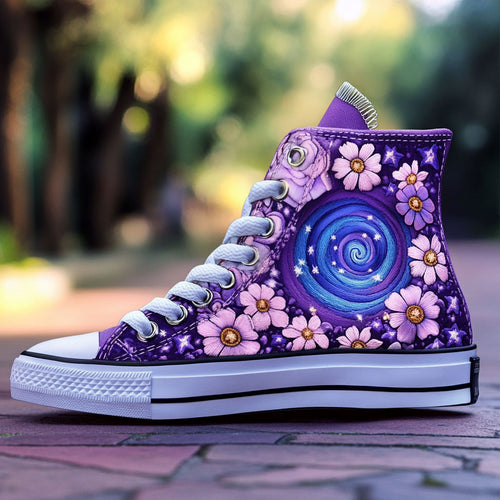 Petal Swirl WJ2009014CL Canvas High-Tops