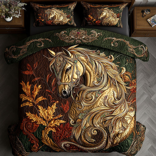 Enchanted Golden Hoof WY1003047CL Duvet Cover Set