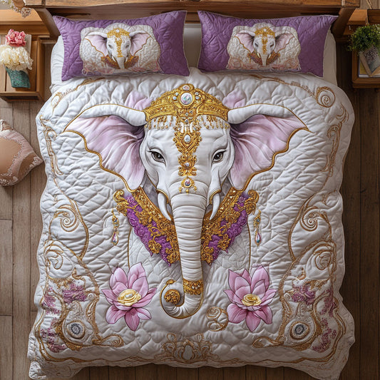 Lotus And Elephant WY0802070CL Duvet Cover Set