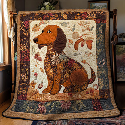 Dachshund Dream WY1103008CL Quilt