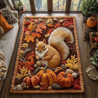 Autumn Squirrel CP1408023CL Area Rug