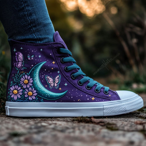 Eclipsed Eden WJ0509026CL Canvas High-Tops