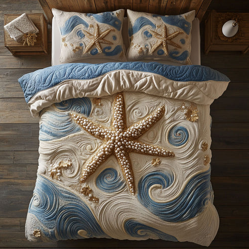 Ocean Starfish WY2105031CL Duvet Cover Set