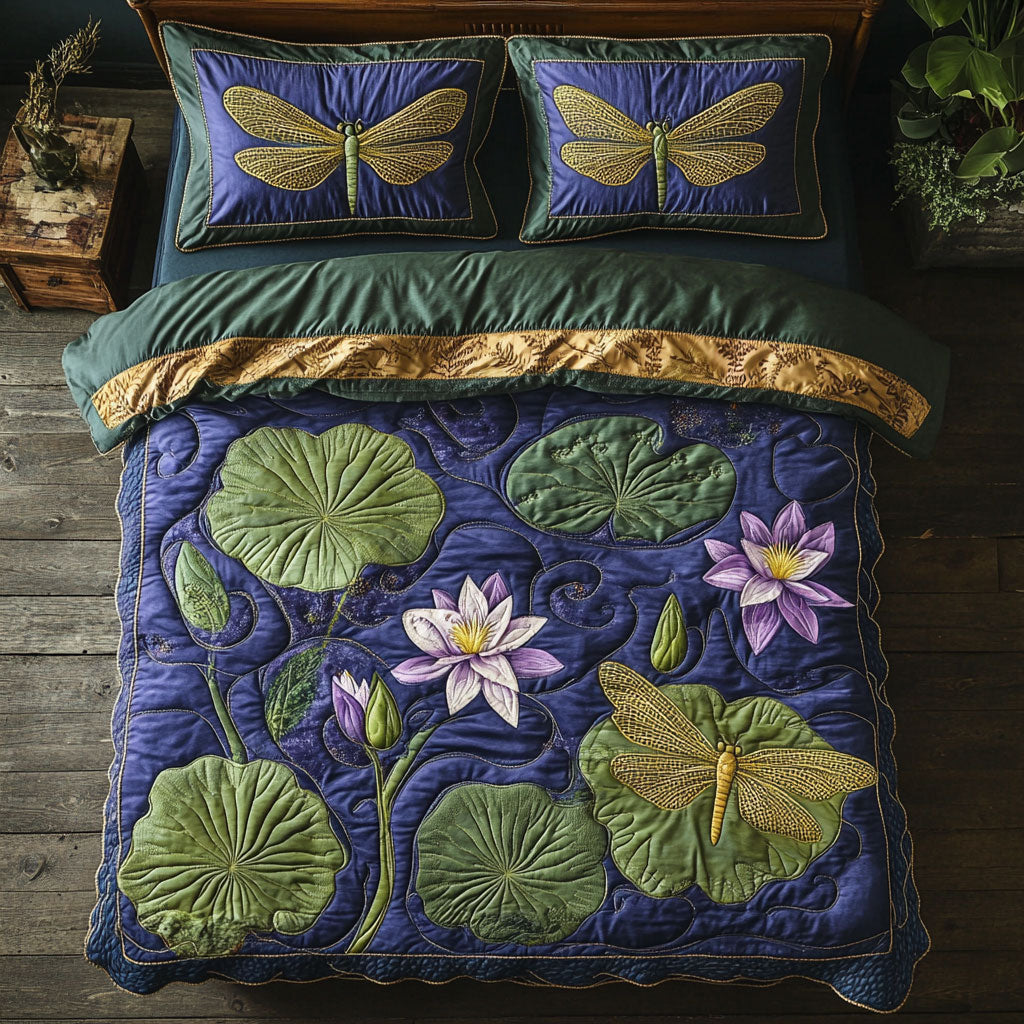 Lotus Pond Serenity WY2406068CL Duvet Cover Set