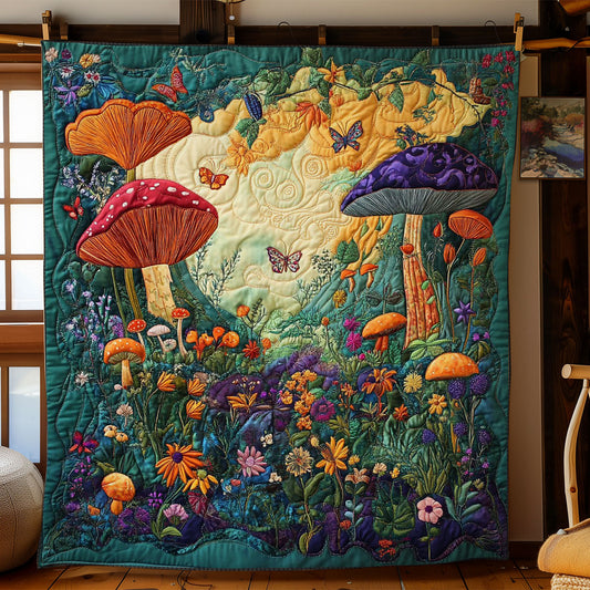 Mystic Mushroom Forest WY2103030CL Quilt