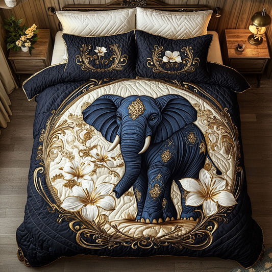 Floral Elephant WY0503035CL Duvet Cover Set