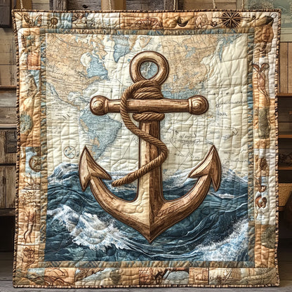 Anchored In Time WY0804002CL Quilt