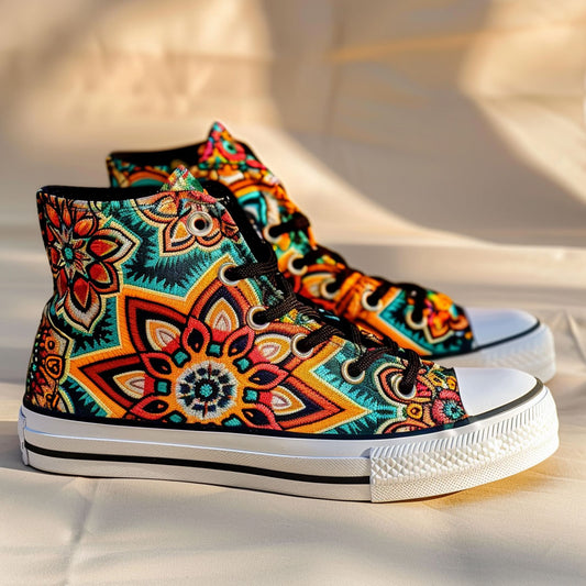 Mandala Motion WJ0509052CL Canvas High-Tops