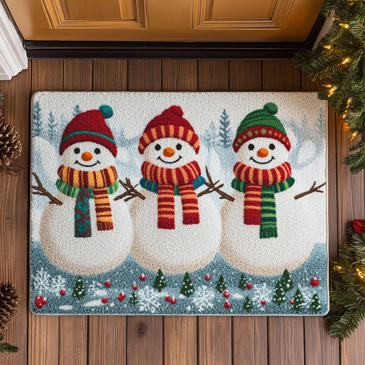 Jolly Snowmen CP2008068CL Doormat
