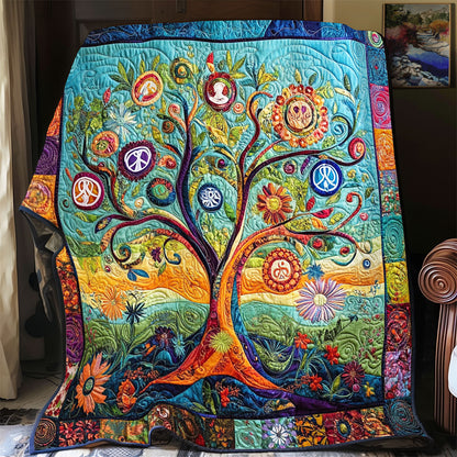 Vibrant Tree WY1303035CL Quilt