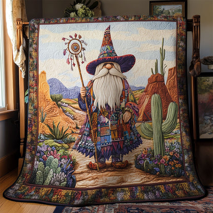 Bohemian Gnome In Desert WY1303008CL Quilt