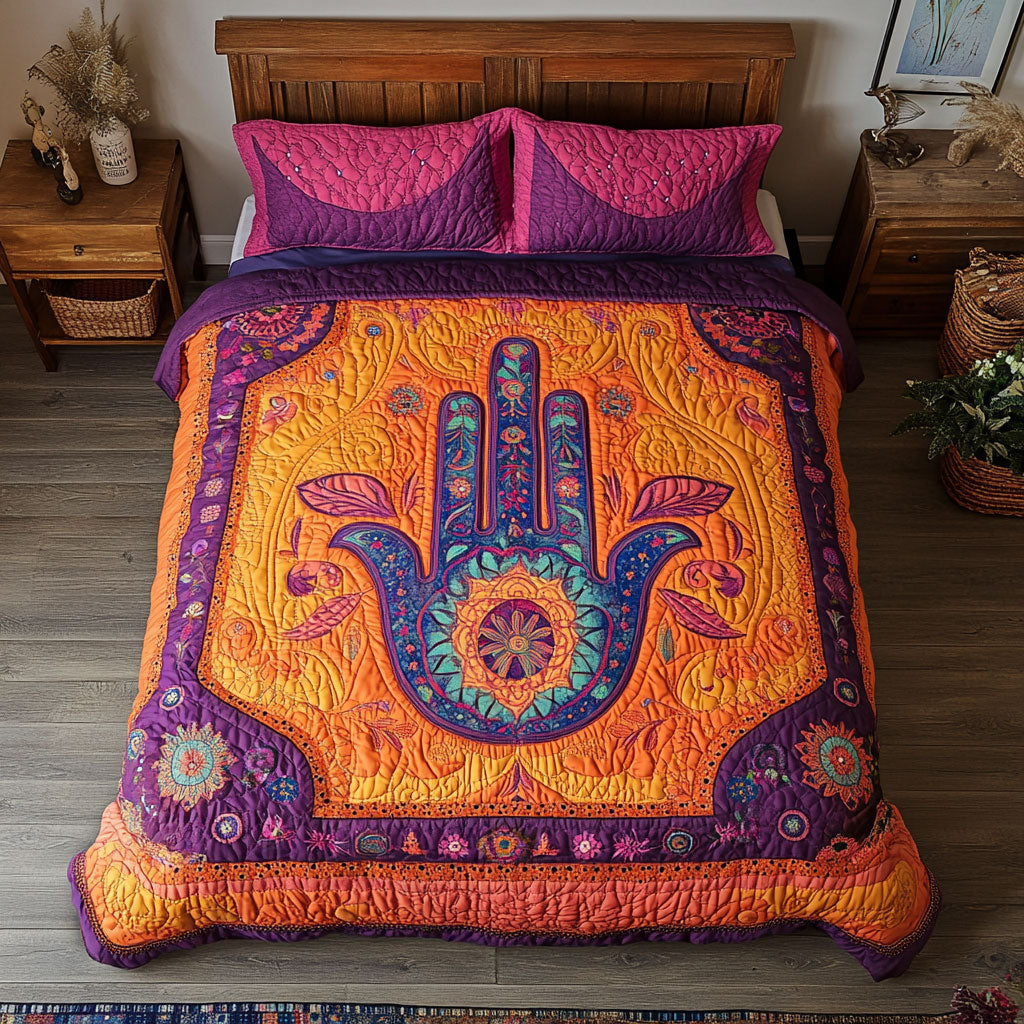 Mystic Hamsa Hand WY0802081CL Duvet Cover Set