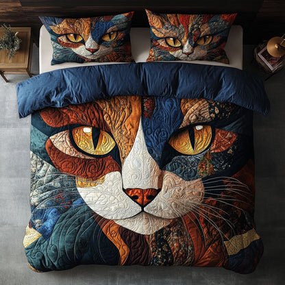 Abstract Cat WU0403094CL Duvet Cover Set