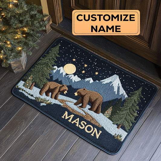 Cozy Bear CW1808016CL Personalized Doormat