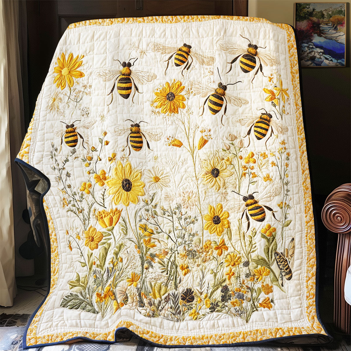 Wildflower Honey WY1803054CL Quilt