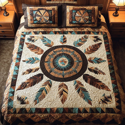 Native Feather Dreamcatcher WY0503066CL Duvet Cover Set