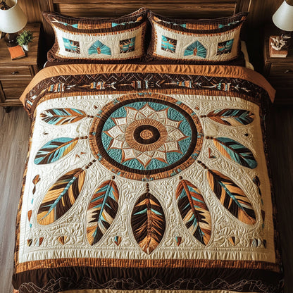 Native American Feather Dreamcatcher WY0503064CL Duvet Cover Set