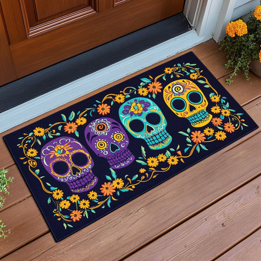 Eternal Bloom Skull CW2708067CL Doormat