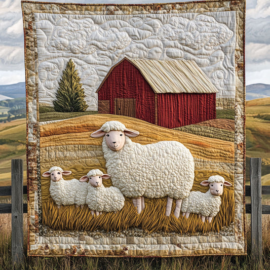 Farmyard Snuggles WY1203045CL Quilt