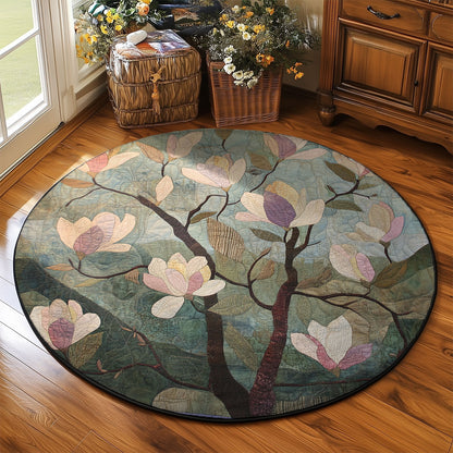 Magnolia Blooming WU1803003CL Quilted Round Mat