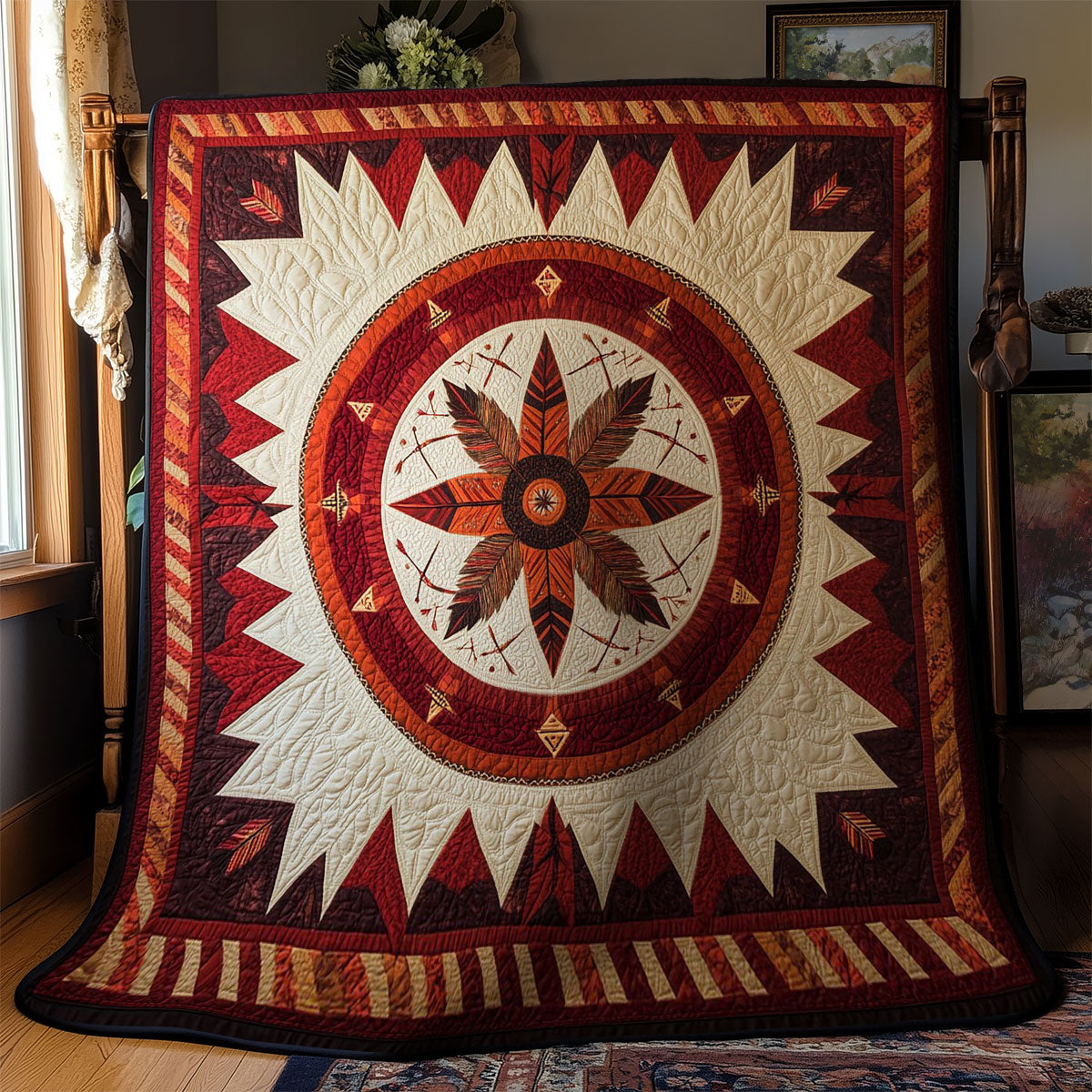 Tribal Sunburst WY0603105CL Quilt