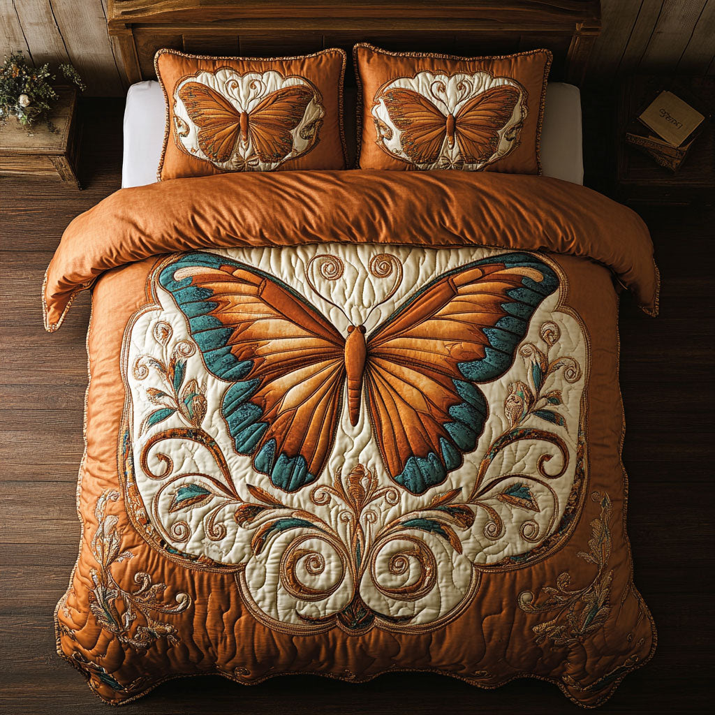 Butterfly Embrace WY2005002CL Duvet Cover Set