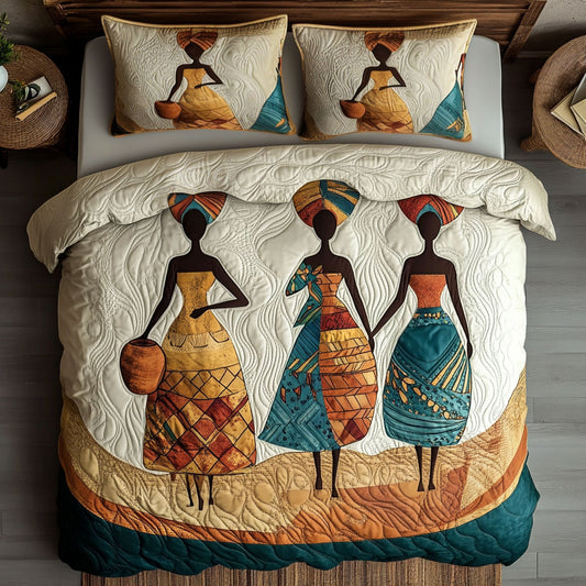 African Figures WU0403076CL Duvet Cover Set