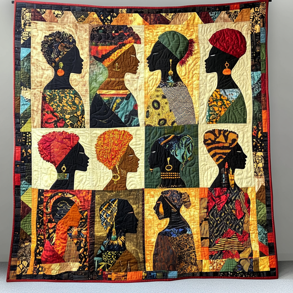 African Spirit Of The Sahara WU1803002CL Quilt