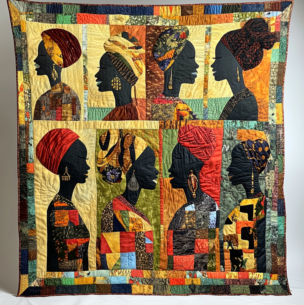 African Spirit Of The Sahara WU1803005CL Quilt