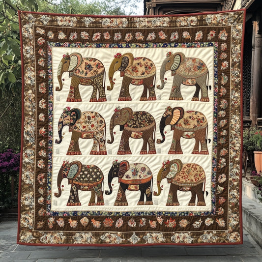 Ancient Elephant WU0401054CL Quilt