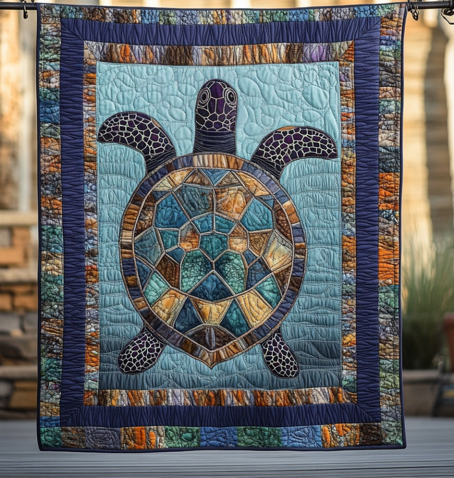 Ancient Turtle WU0401051CL Quilt