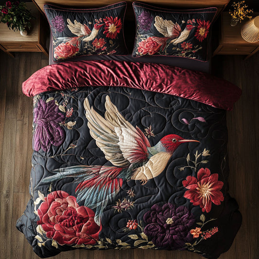 Midnight Hummingbird WY1003084CL Duvet Cover Set