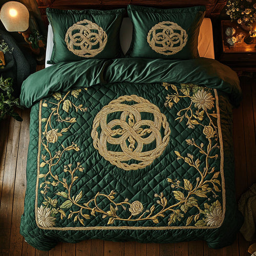 Gold Celtic In Garden WY0503041CL Duvet Cover Set