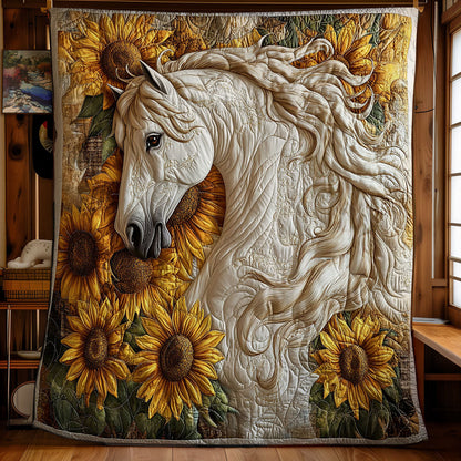 Sunflower Horse WY0402046CL Quilt